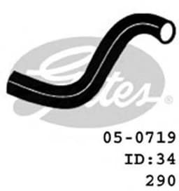 F8C115186 MAZDA Tubería de radiador arriba original y equivalente