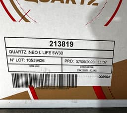 213819 TOTAL Aceite de motor original y equivalente