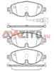 151501 REMSA Pastillas de freno delanteras