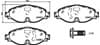 2568303 TEXTAR Pastillas de freno delanteras