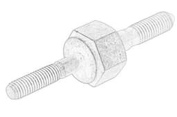 00005703A5 PEUGEOT Perno del alternador original y equivalente